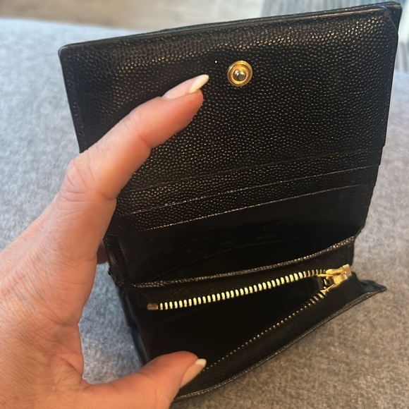 YSL Matelasse leather card case wallet - Picture 3 of 5